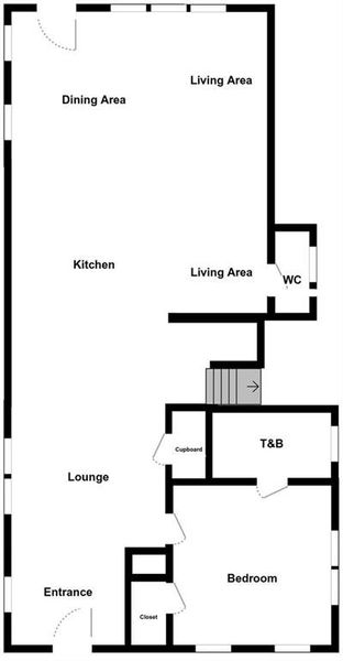 2D floor plan layout of this home in , Scottdale, GA (Image 3).