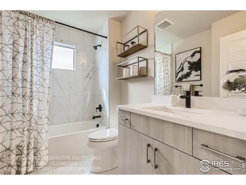 Furnished interior view inside a new home in Baseline, Broomfield (Image 33).