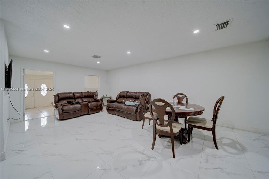 Furnished interior view inside a new home in , Miami (Image 17). Furnished interior view inside a new home in , Miami (Image 17).