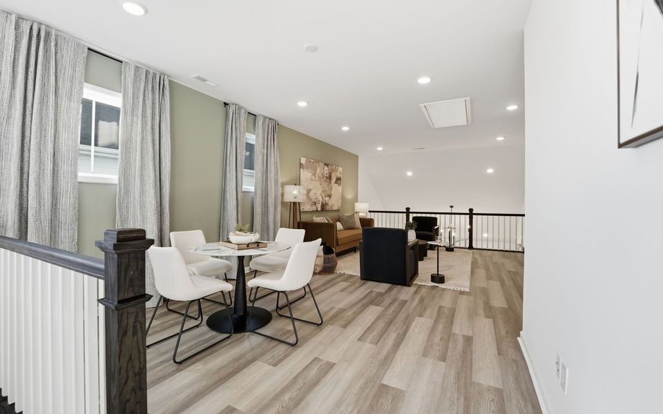 Furnished interior view inside a new home in Wendell Falls, Wendell (Image 18).