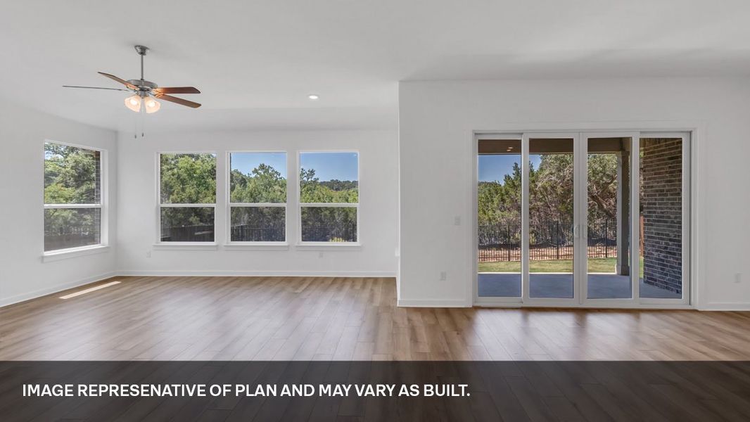 Spacious, unfurnished interior of a new home in Rosenbusch Ranch, Leander (Image 24). Spacious, unfurnished interior of a new home in Rosenbusch Ranch, Leander (Image 24).