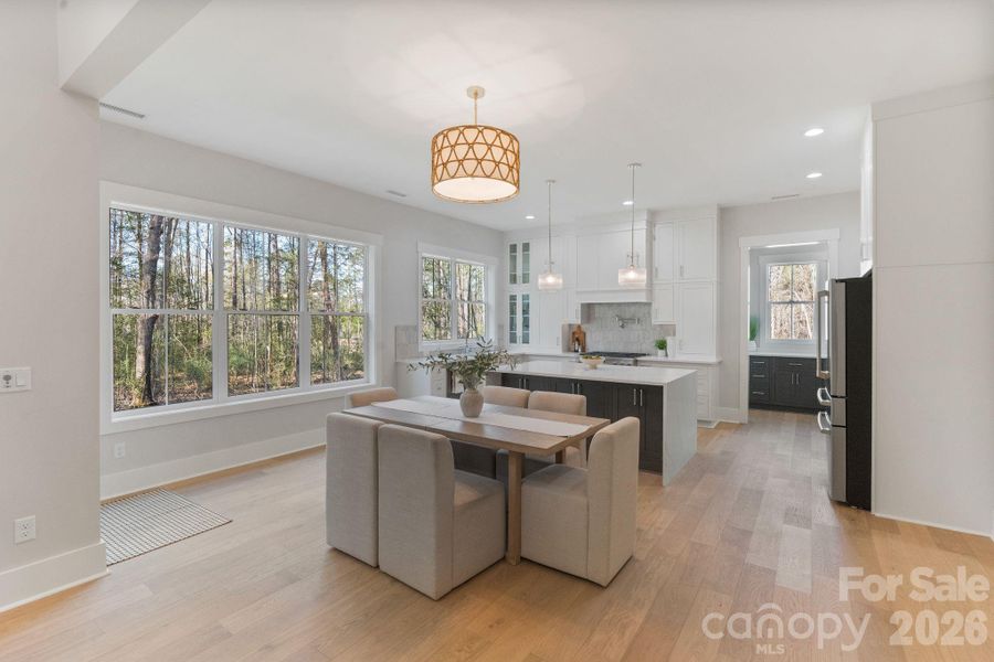 Furnished interior view inside a new home in , Clover (Image 34).