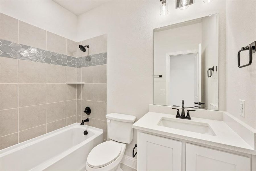 Furnished interior view inside a new home in Addison Hills Classic 60s, Cedar Hill (Image 12).