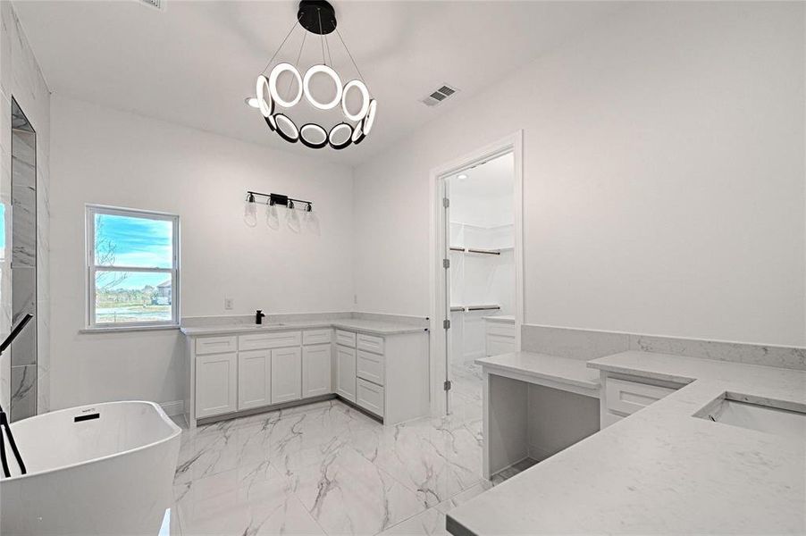 Furnished interior view inside a new home in , Midlothian (Image 9).