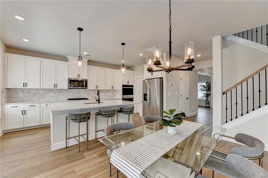 Furnished interior view inside a new home in , Braselton (Image 29). Furnished interior view inside a new home in , Braselton (Image 29).