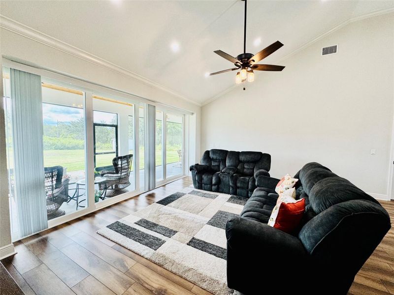 Furnished interior view inside a new home in , Lake Placid (Image 9). Furnished interior view inside a new home in , Lake Placid (Image 9).