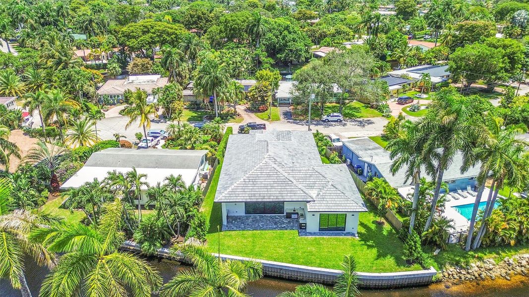 Front exterior of a new home in , Wilton Manors, FL, highlighting curb appeal (Image 24).