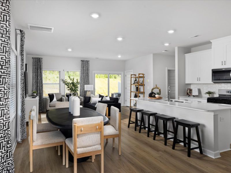 Furnished interior view inside a new home in Northbrook Village Townes, Taylors (Image 3).