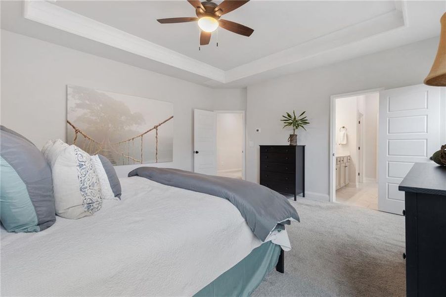 Furnished interior view inside a new home in , Auburn (Image 35).