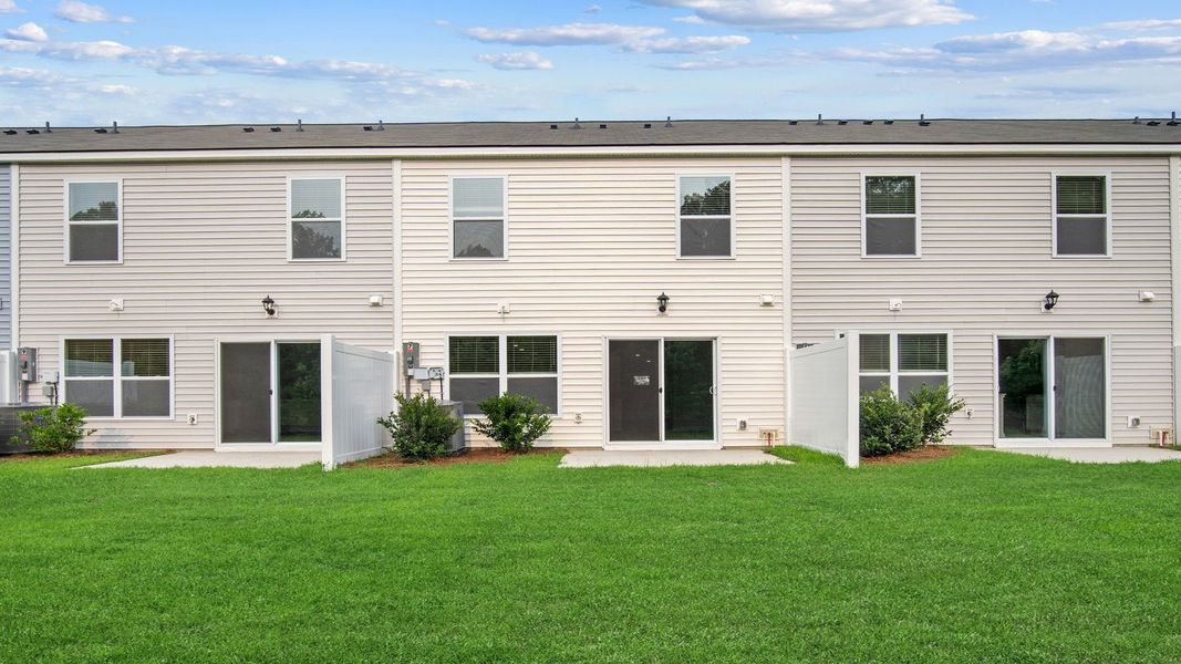 Exterior details and patio area of a home in McKenzie Gardens, Brunswick (Image 3).