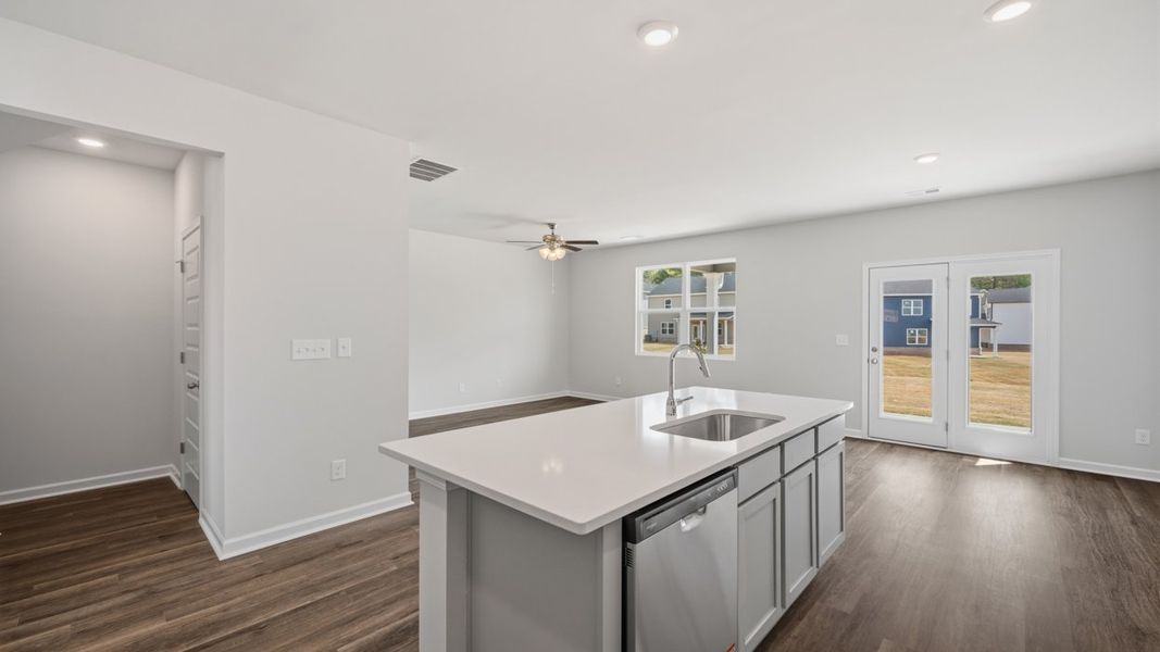 Furnished interior view inside a new home in Wrenfield at Chanticleer, North Augusta (Image 5).