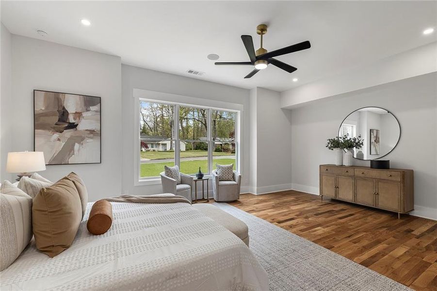 Furnished interior view inside a new home in , Atlanta (Image 37).