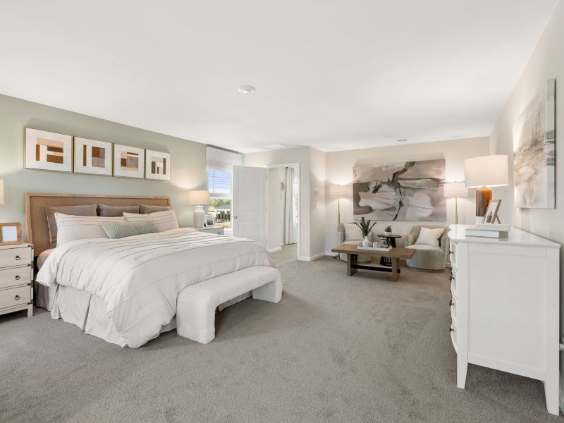 Furnished interior view inside a new home in Harmony Manor, Fairburn (Image 11).