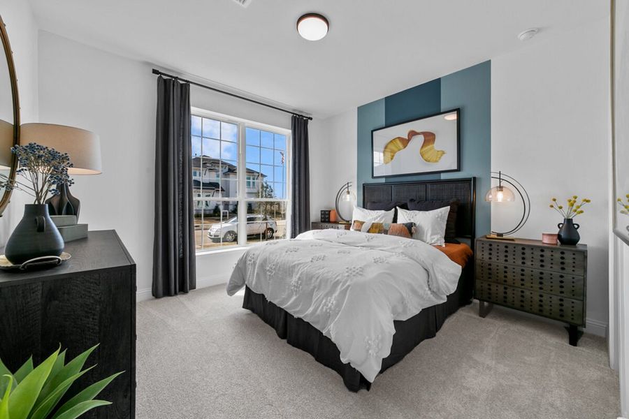 Representative furnished interior of a home built from the Rainer by Landon Homes in Lexington Frisco, Frisco (Image 29).