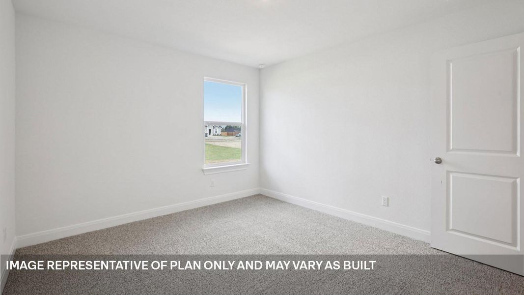 Representative unfurnished interior of a home built from the The Grayson by D.R. Horton in Railhead, Cedar Creek (Image 31).