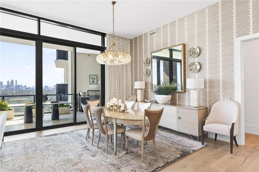 Furnished interior view inside a new home in The Dillon Buckhead, Atlanta (Image 18). Furnished interior view inside a new home in The Dillon Buckhead, Atlanta (Image 18).