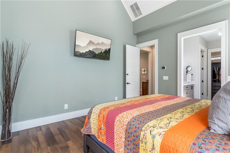 Furnished interior view inside a new home in , Ellijay (Image 17).
