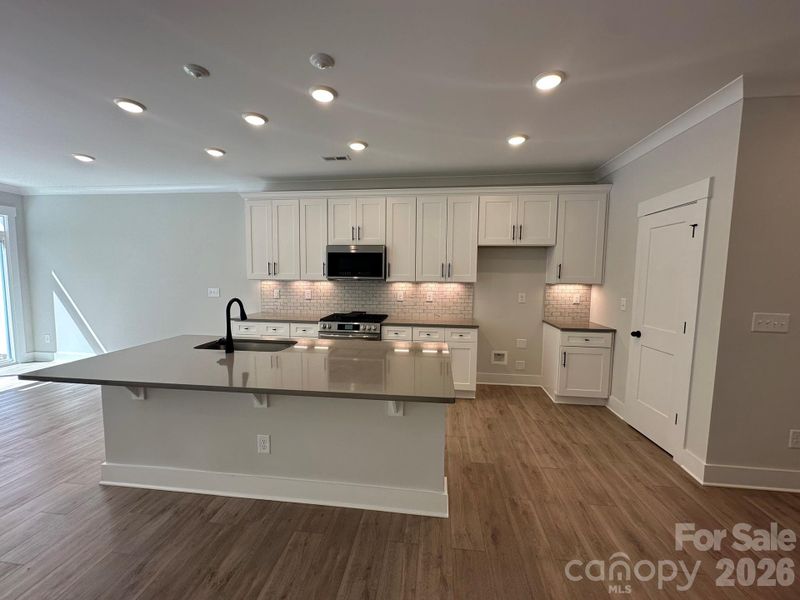 Furnished interior view inside a new home in Blythe Mill Townhomes, Waxhaw (Image 5).