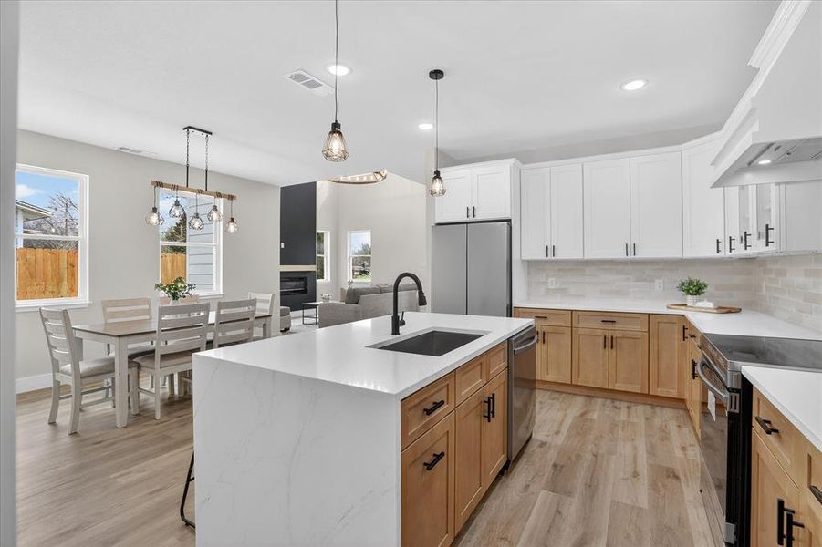 Furnished interior view inside a new home in , Lancaster (Image 8).