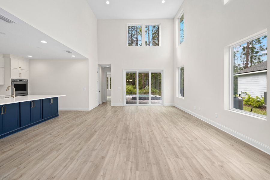 Representative unfurnished interior of a home built from the Palmetto by Riverside Homes in Mariposa at EverRange 40' Series, Jacksonville (Image 96).