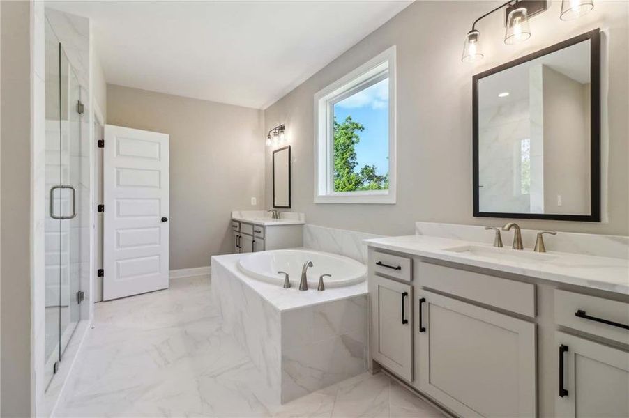 Furnished interior view inside a new home in , Dawsonville (Image 14).