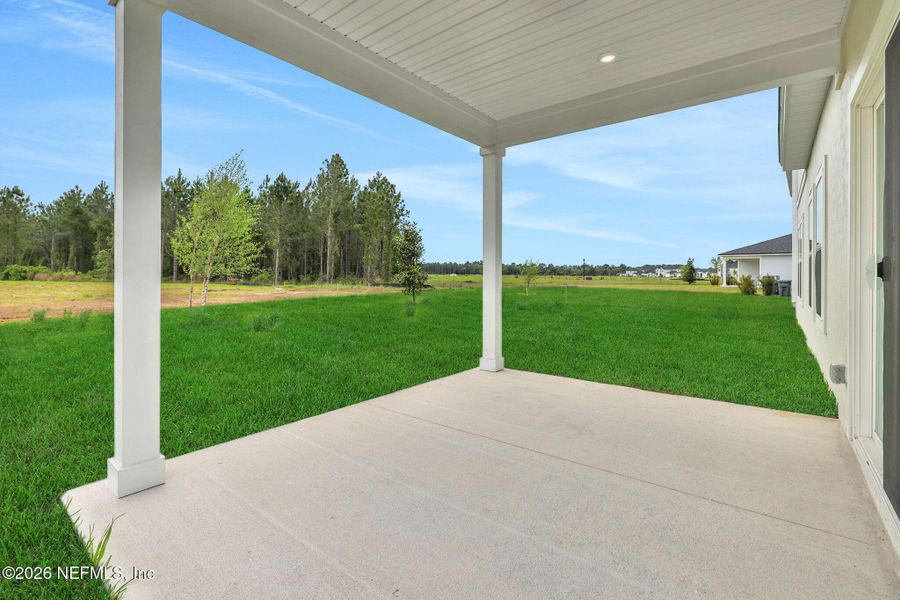 Exterior details and patio area of a home in Amberly, Green Cove Springs (Image 27).