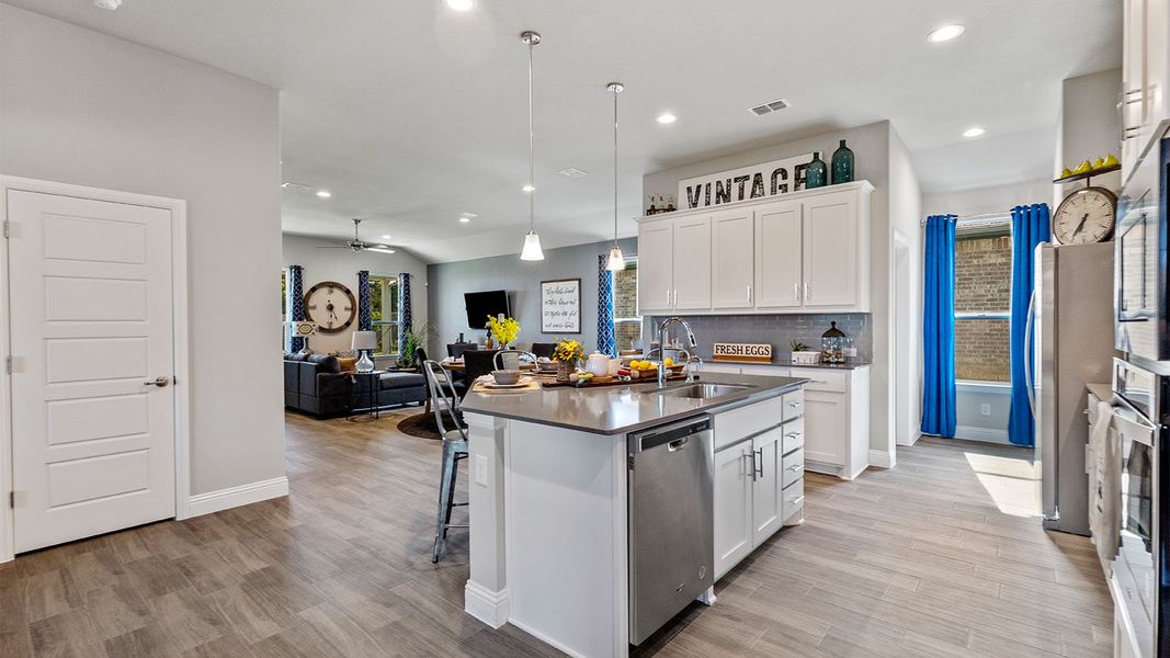 Furnished interior view inside a new home in Rock Creek West, Fort Worth (Image 7).