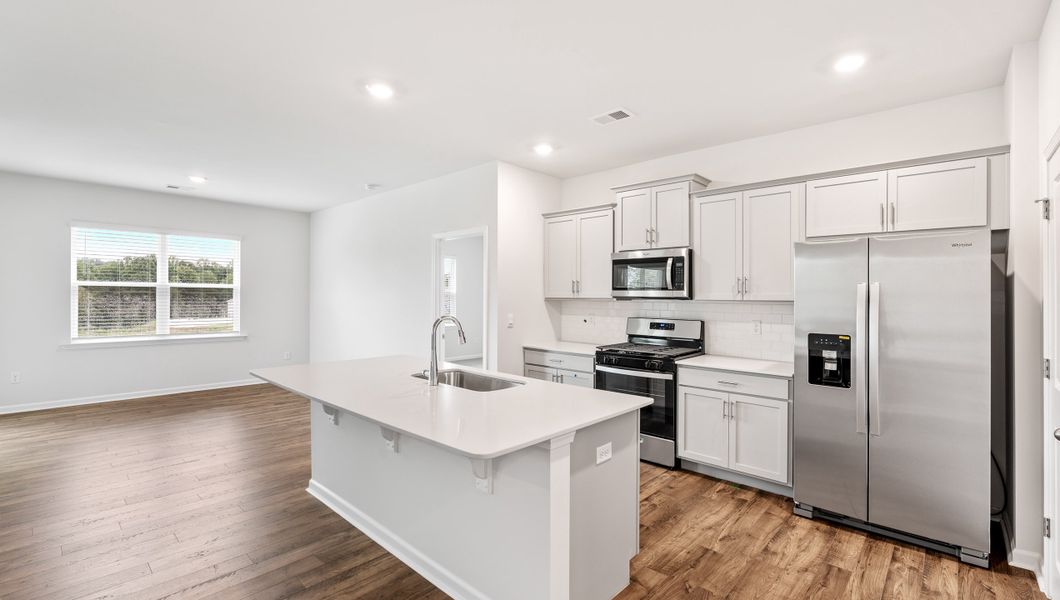 Furnished interior view inside a new home in Spring Ridge, Anderson (Image 5). Furnished interior view inside a new home in Spring Ridge, Anderson (Image 5).