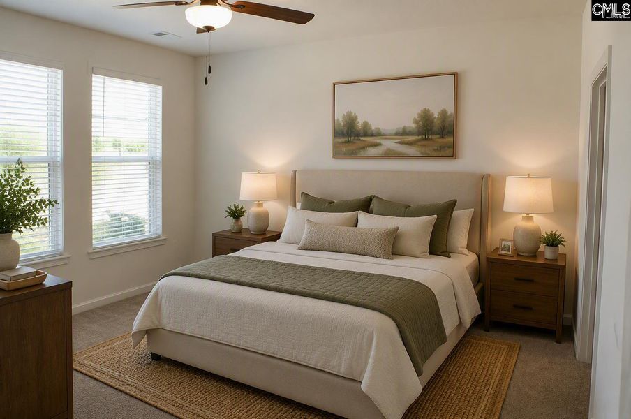 Furnished interior view inside a new home in Bickley Station, Irmo (Image 10).