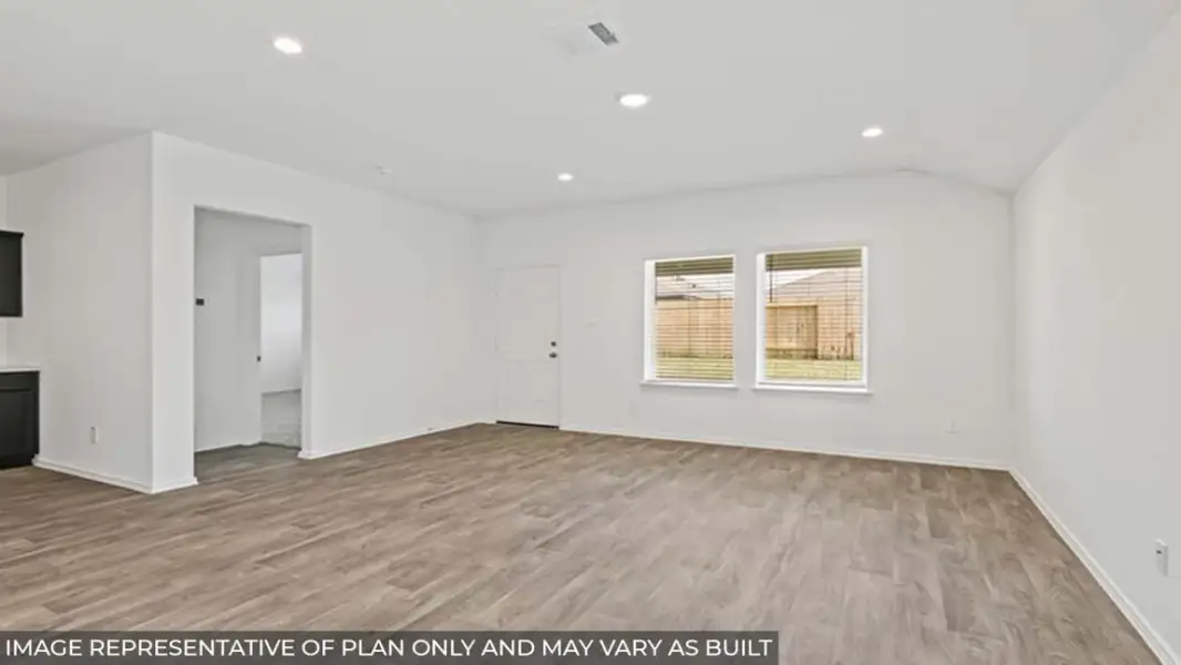 Representative unfurnished interior of a home built from the Caden by D.R. Horton in Madeley Creek Preserve, Conroe (Image 14). Representative unfurnished interior of a home built from the Caden by D.R. Horton in Madeley Creek Preserve, Conroe (Image 14).