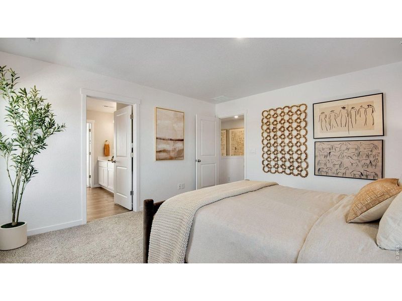 Furnished interior view inside a new home in Prairie Song, Windsor (Image 31).