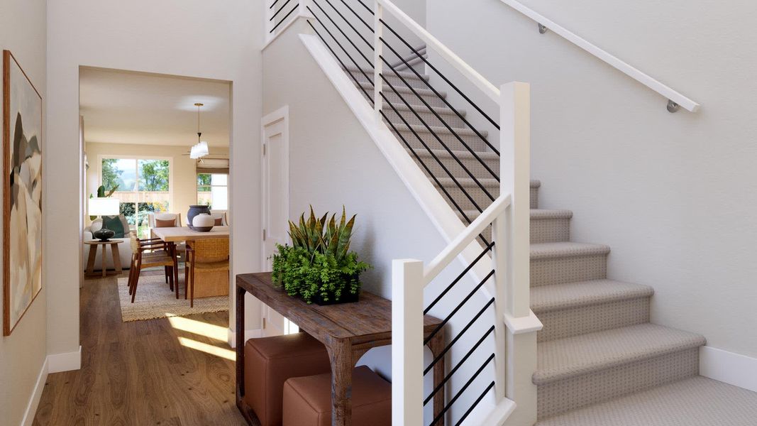 Foyer | Zoe at Lariat in Liberty Hill, TX by Landsea Homes