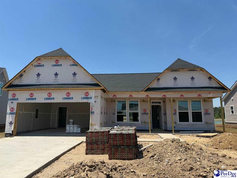 In-progress construction of a new home in Spring Haven, Florence, SC (Image 24).