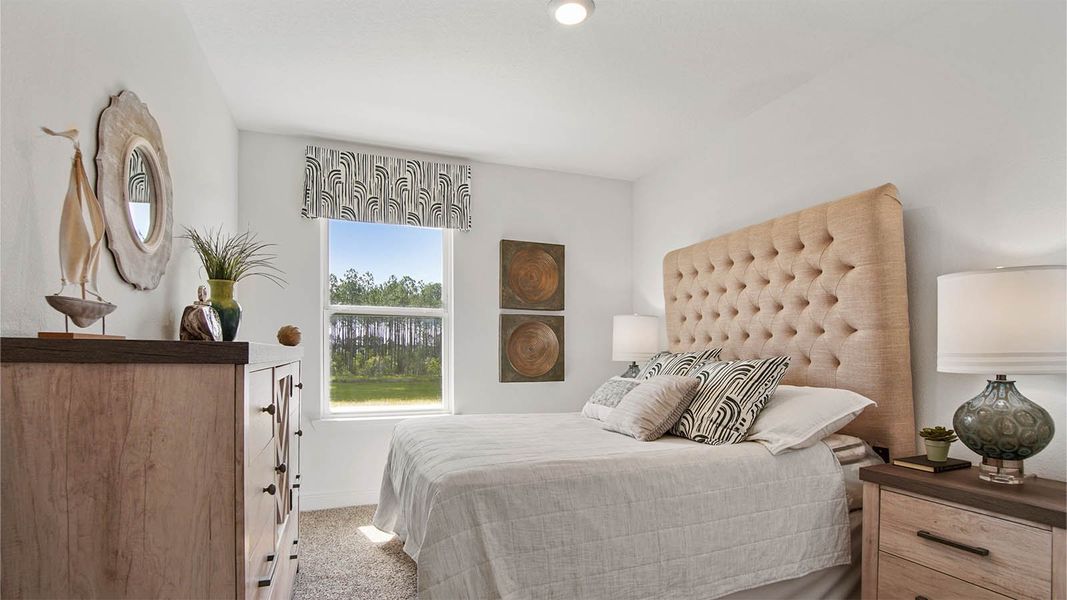 Furnished interior view inside a new home in Bayside at Ward Creek, Panama City Beach (Image 29).