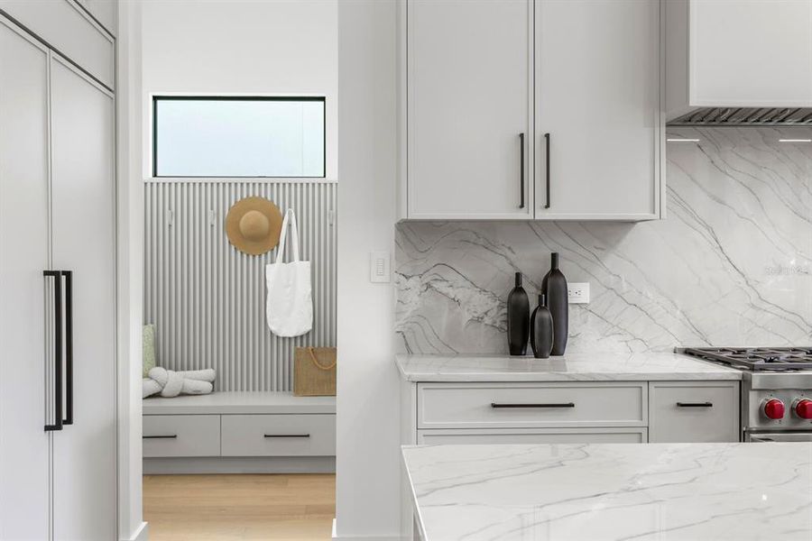 Furnished interior view inside a new home in , Tampa (Image 17). Furnished interior view inside a new home in , Tampa (Image 17).