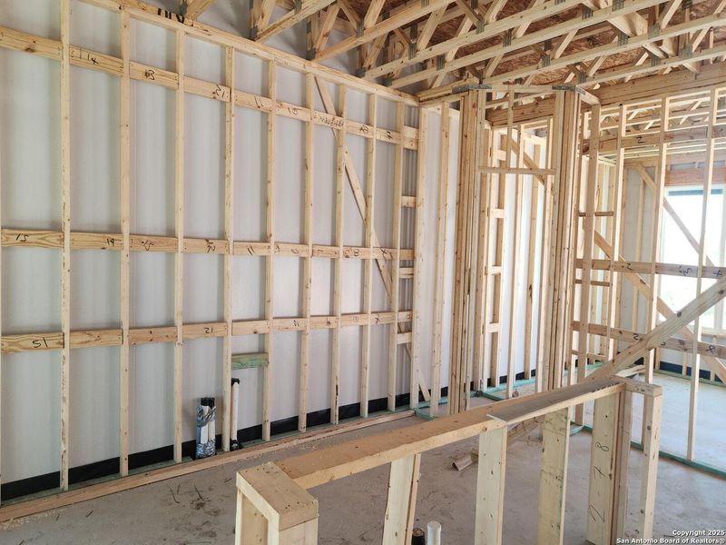 In-progress construction of a new home in Arcadia Ridge, San Antonio, TX (Image 13). In-progress construction of a new home in Arcadia Ridge, San Antonio, TX (Image 13).