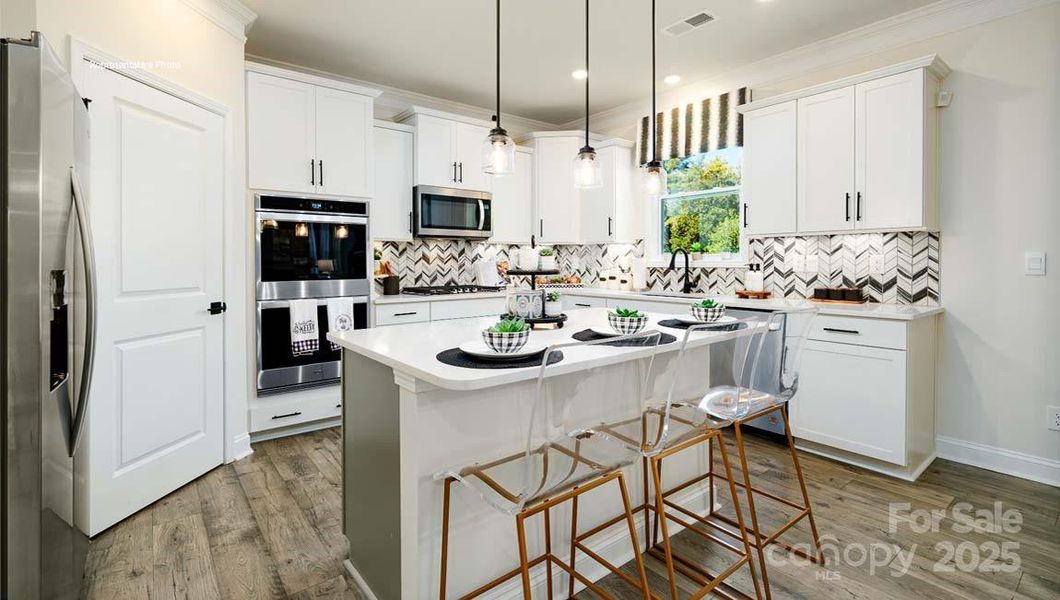 Furnished interior view inside a new home in Sylvan Creek, Denver (Image 29).
