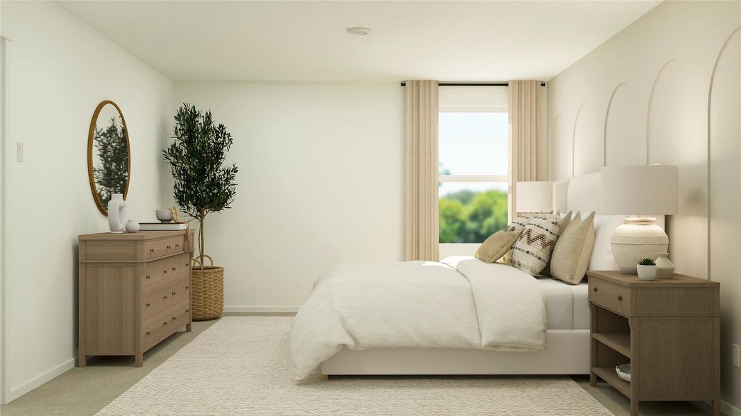 Furnished interior view inside a new home in Firefly Pointe, Hutto (Image 29).