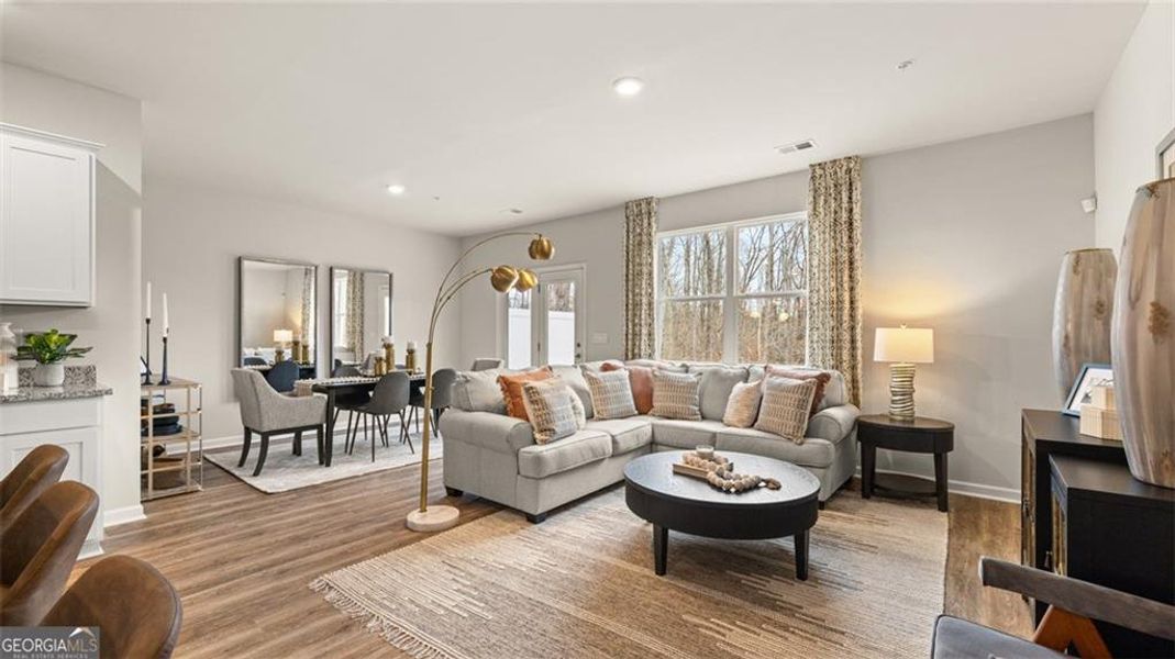 Furnished interior view inside a new home in Echo Glen, Stockbridge (Image 6).