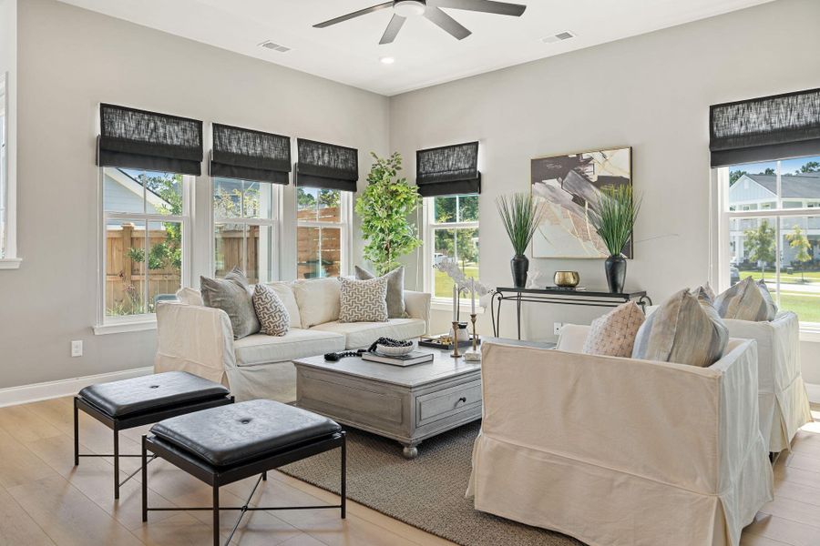 Furnished interior view inside a new home in , Summerville (Image 8).