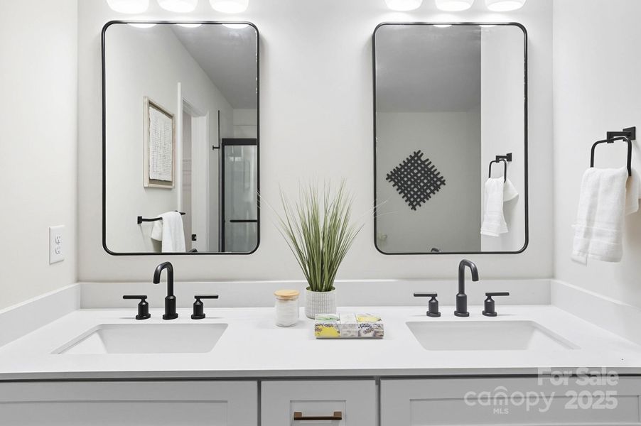 Close-up of interior finishes inside a home in , Charlotte (Image 21).