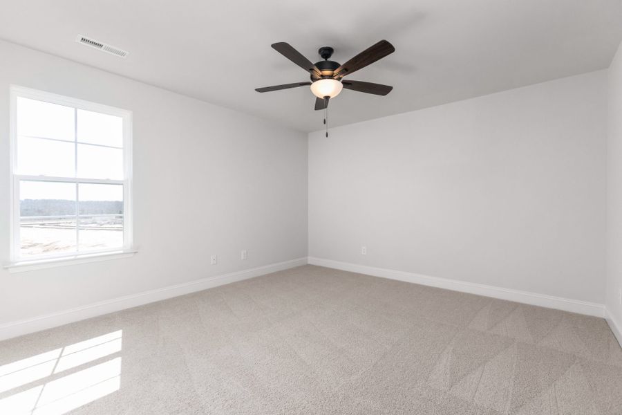 Representative unfurnished interior of a home built from the Kendall by Keystone Homes NC in Royal Pines, Trinity (Image 39).