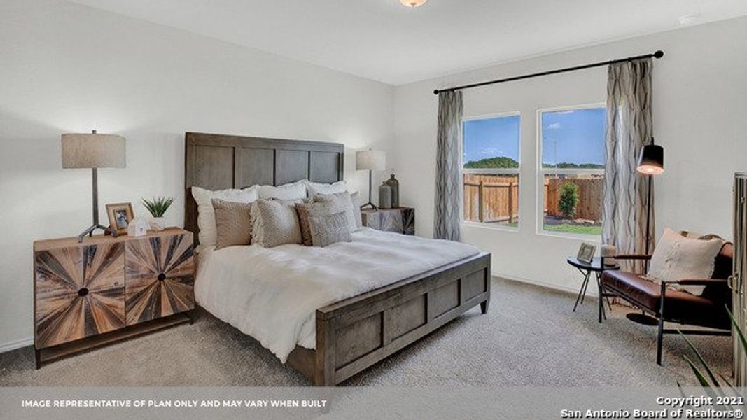 Furnished interior view inside a new home in Arroyo Ranch, Seguin (Image 3). Furnished interior view inside a new home in Arroyo Ranch, Seguin (Image 3).