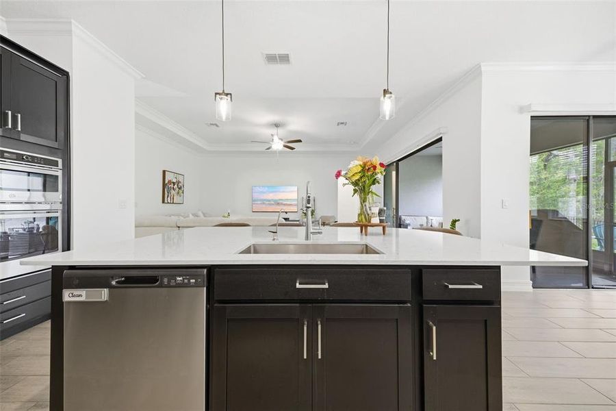Furnished interior view inside a new home in , Land O' Lakes (Image 42).