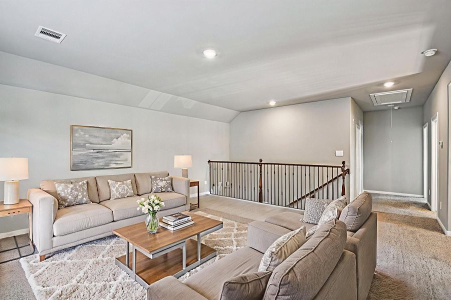 Photo is not of the actual home, but is an inspirational photo of builder’s model home and may depict options, furnishings, and/or decorator features that are not included