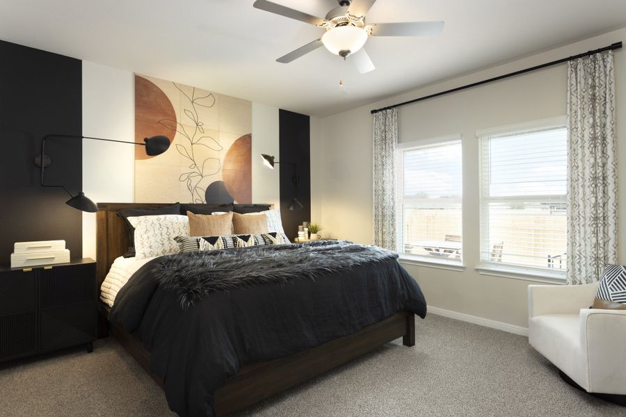 Furnished interior view inside a new home in Riverbend at Double Eagle - Reserve Collection, Cedar Creek (Image 6).