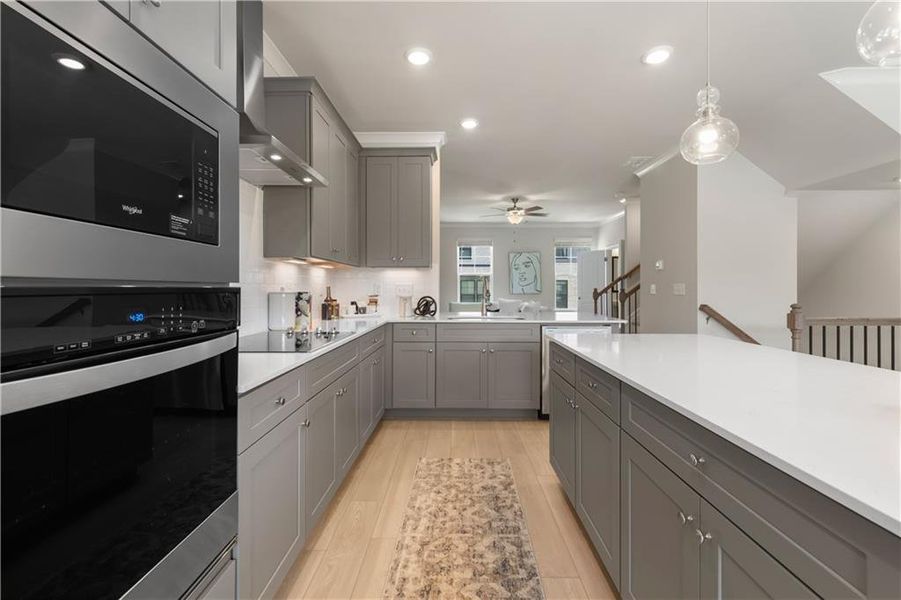Furnished interior view inside a new home in Silverock, McDonough (Image 6).