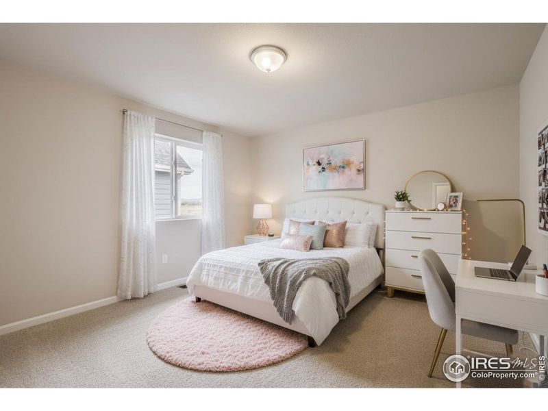 Furnished interior view inside a new home in Waterfield - Single Family Homes, Fort Collins (Image 12). Furnished interior view inside a new home in Waterfield - Single Family Homes, Fort Collins (Image 12).