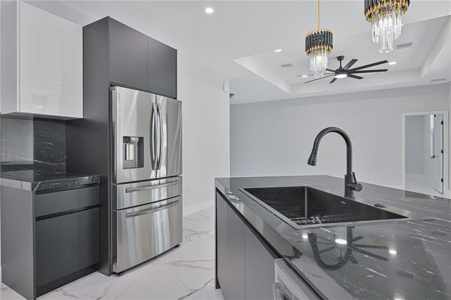 Furnished interior view inside a new home in , Cape Coral (Image 8). Furnished interior view inside a new home in , Cape Coral (Image 8).