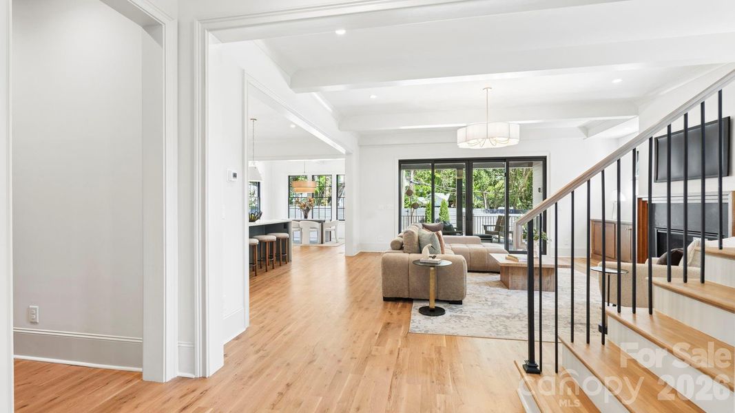 Furnished interior view inside a new home in , Charlotte (Image 19).